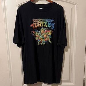 Nickelodeon Black Teenage Mutant Ninja Turtles Tee